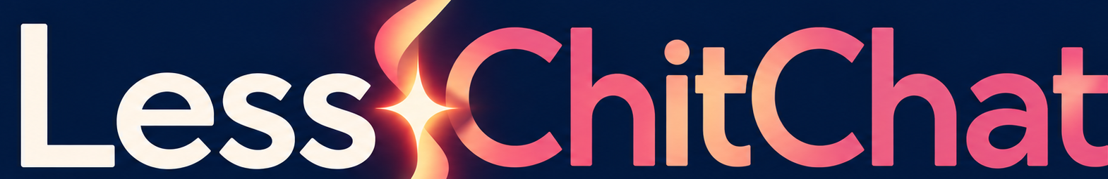 Less Chit Chat logo